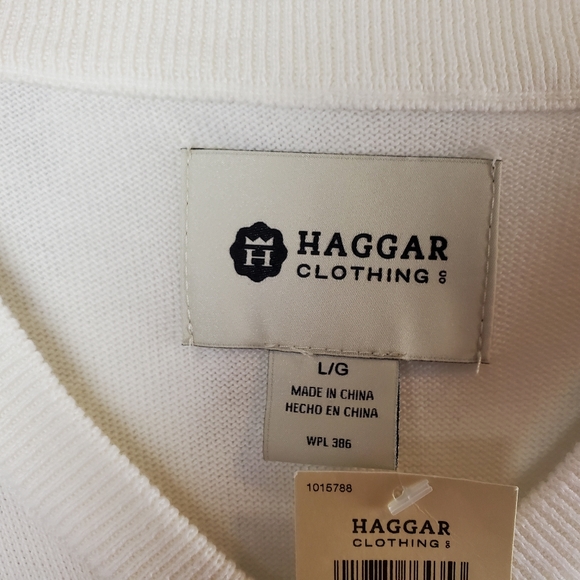 Haggard Men's V-Neck Argyle Sweater - Picture 3 of 5